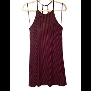 Floral Femme Velvet Ribbed Dress